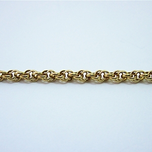 Small Cable - 18kt Layered Chain
